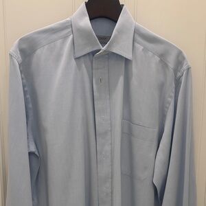 Ermenegildo Zegna Light Blue Dress Shirt 15 1/2